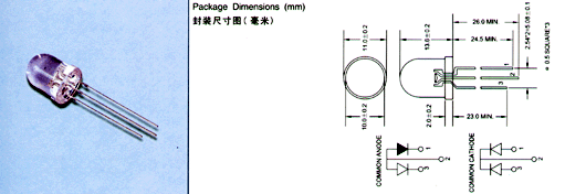 七彩發(fā)光二級(jí)管